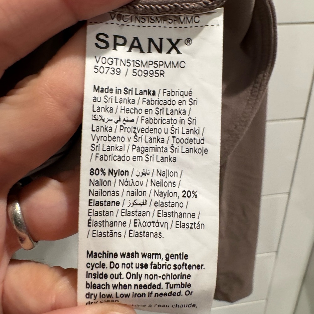 Spanx brown smooth on form full zip jacket in Smoke - Picture 7 of 9